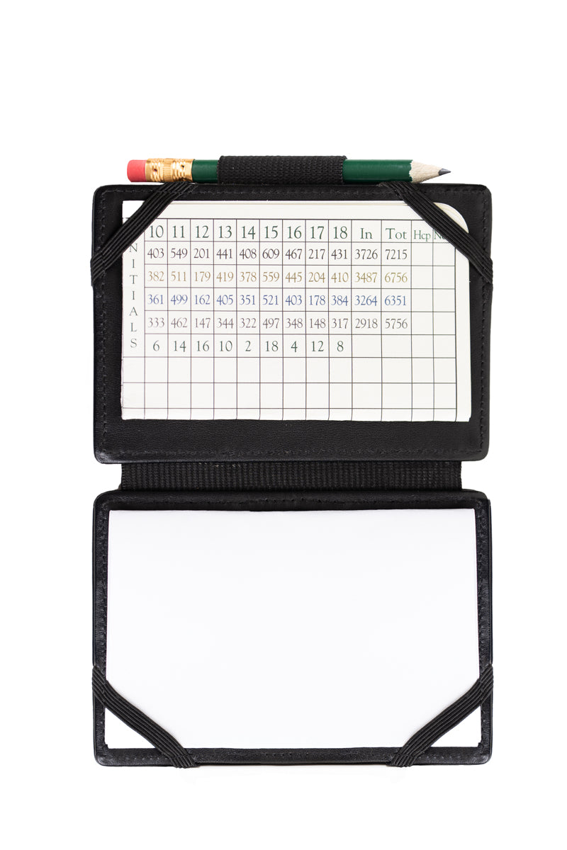 Scorecard Wallet, Notetaking, Versatile - Hold Credit Cards, Pens/Pencil, Clip