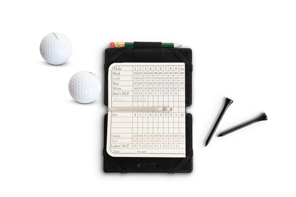Scorecard Wallet, Notetaking, Versatile - Hold Credit Cards, Pens/Pencil, Clip